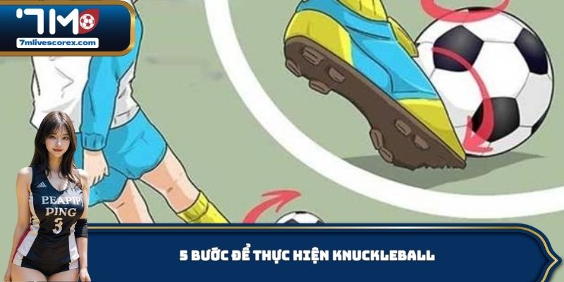 5 bước để thực hiện Knuckle Ball trong bóng đá